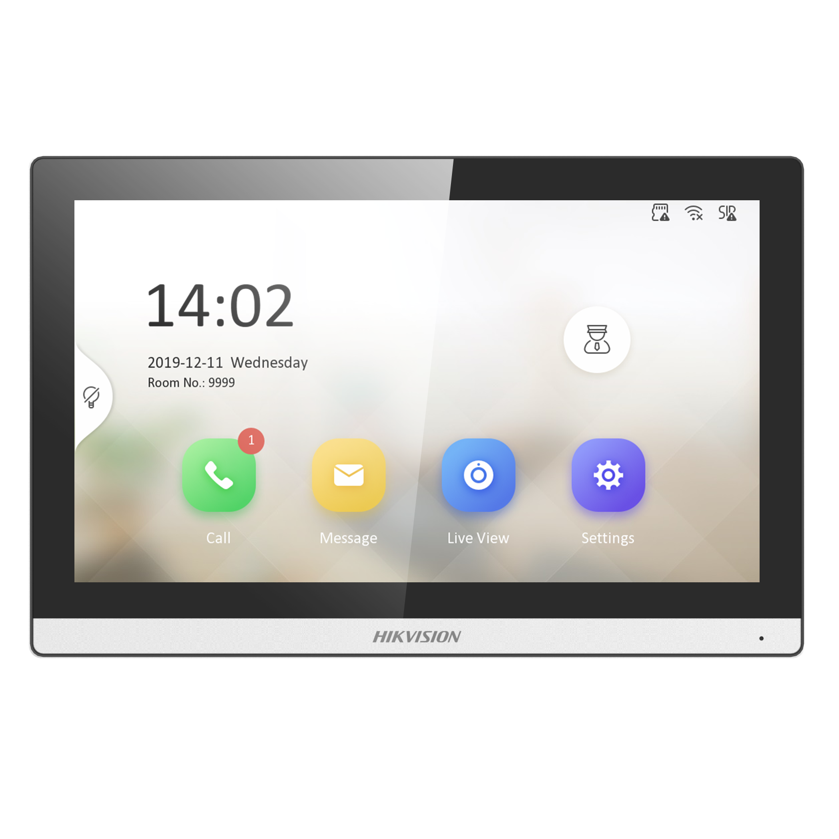 Fono monitor DS-KH6350-TE1 7" LCD