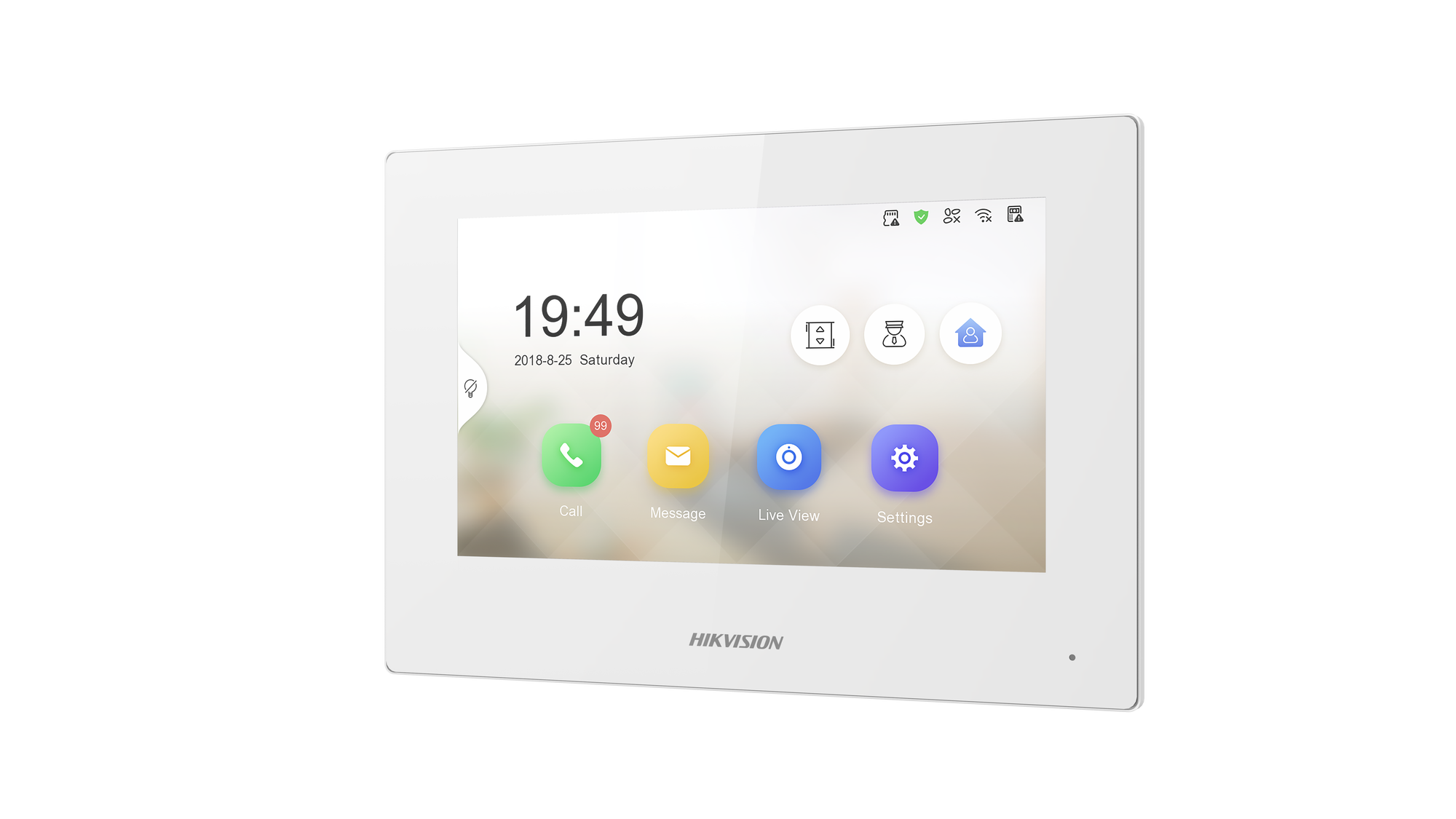 Fono monitor DS-KH6320-LE1 7" valge