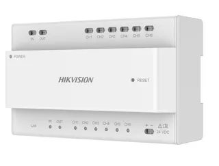 Fono Switch DS-KAD706Y-SP 6 porti 2 wire DIN‑liistule