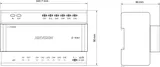 Fono Switch DS-KAD706Y-SP 6 porti 2 wire DIN‑liistule (4/4)