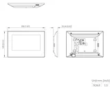 Fono monitor DS-KH6320Y-WTPE2 7" puutetundlik 2-wire plastik (4/4)