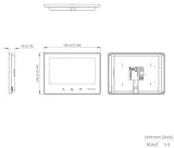 Fono komplekt DS-KIS704EY HD Villa 2-juhtmeline 2MP (5/6)