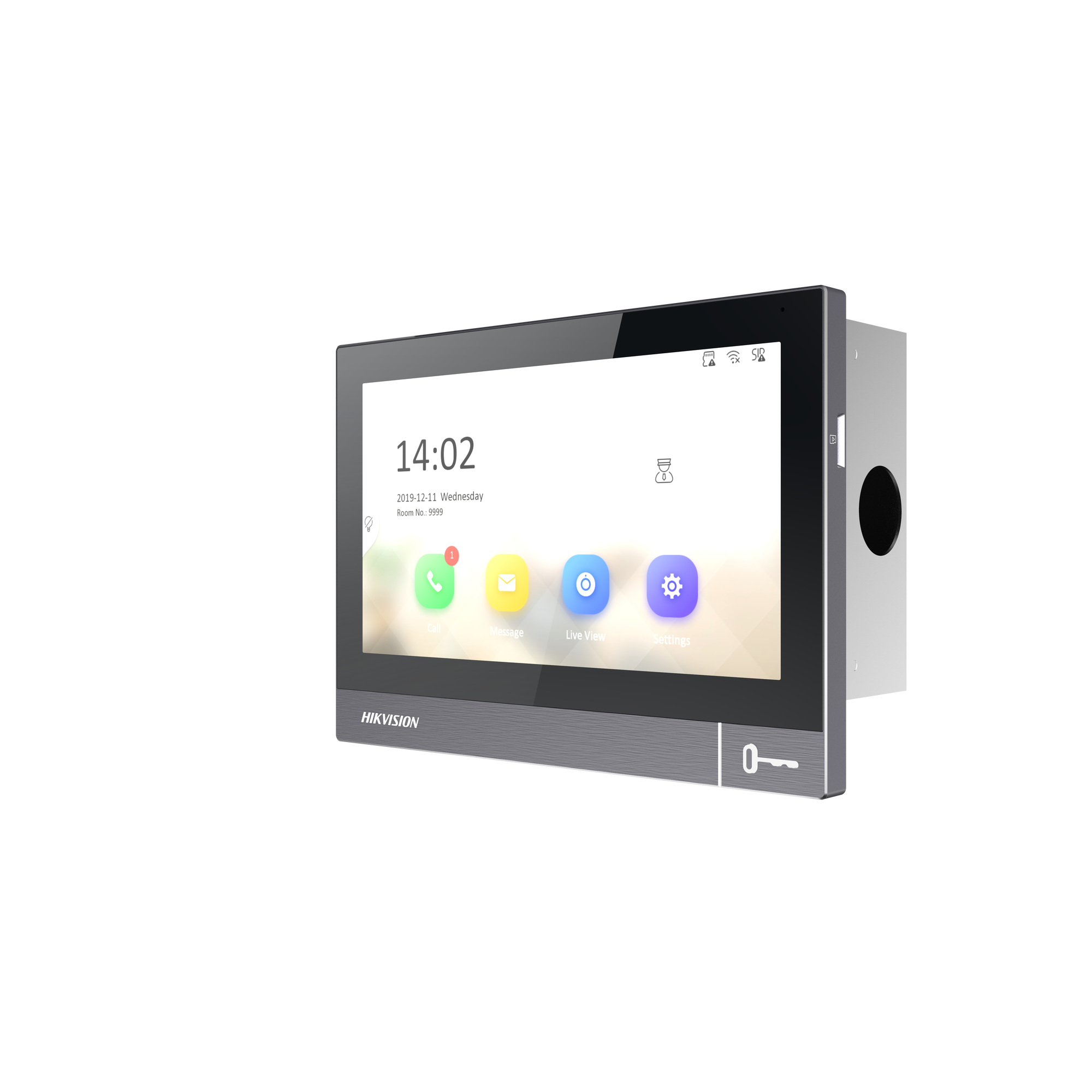 Fono monitor DS-KH8381-WTE1/Flush 7" Linux 8-series