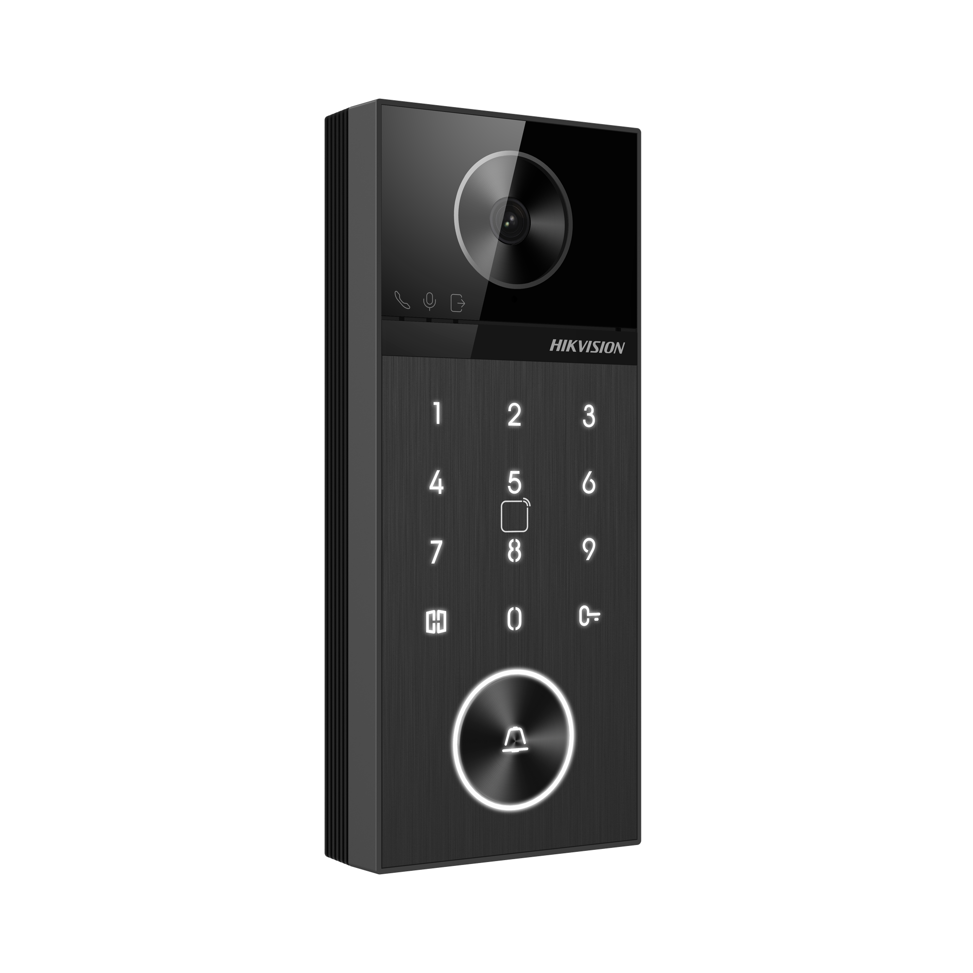 IP kutsepaneel DS-KV6124-WBE1 4MP kaardilugeja + PIN väli must