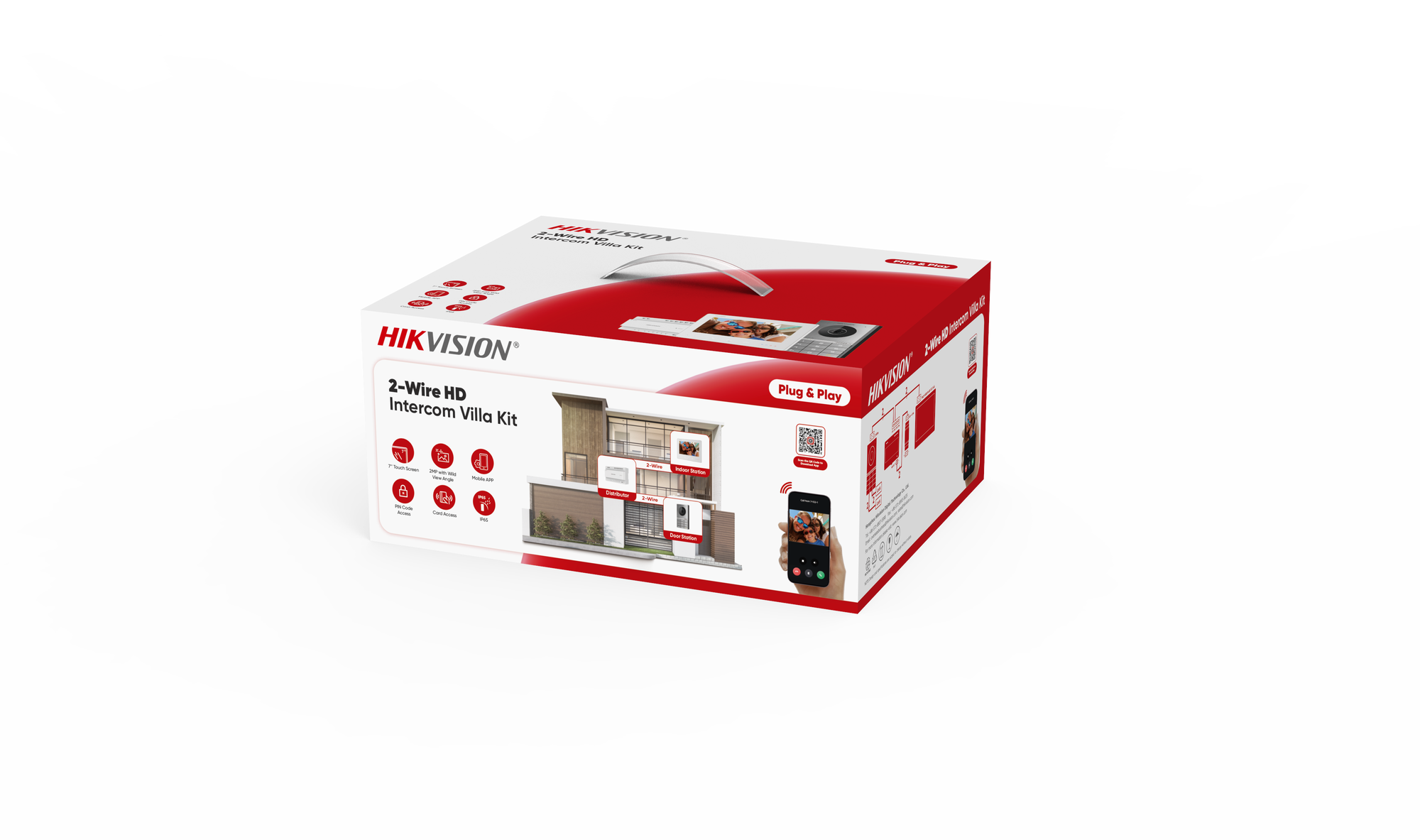 IP videofono komplekt DS-KIS706EY HD Villa 2-wire