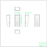 Vihmakate DS-KAB323-S1 150.6mm×62mm×41.91mm tsingitud teras (2/2)