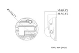 IP kaamera DS-2CD2523G2-I 2MP f2.8mm mini kuppel valge (5/5)