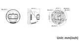 IP kaamera DS-2CD1383G2P-LIUF/SL 2mm 8MP kuppel valge (4/4)