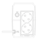 UPS DS-UPS600 600VA/360W Tower (3/3)
