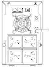 UPS DS-UPS2000/GER 2000VA/1200W Tower (4/6)