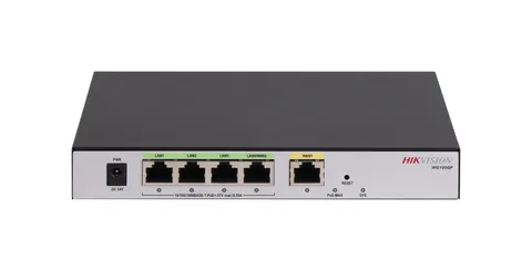 Ruuter DS-3WG105GP-SI All-in-one 5-port PoE 1000Mbps
