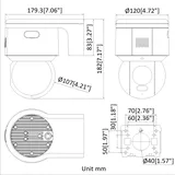 PTZ kaamera DS-2DE3A400BW-DE/W 4MP valge (3/3)