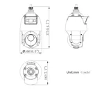 PTZ kaamera DS-2SE4C225MWG-E(12F0) 4" 2MP 25x (2/2)