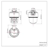 PTZ kaamera DS-2DE2C400MWG-E 4MP 2.8mm kuppel valge (4/4)