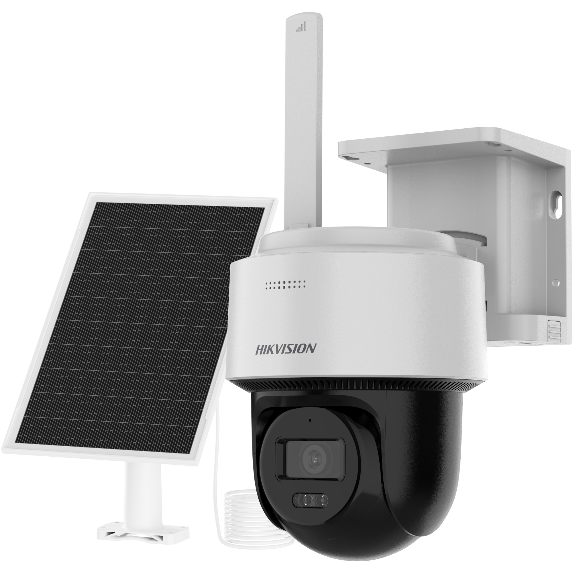 PT kaamera DS-2CFSP4/4G 4MP 2.8mm 4G 24/7 Solar valge
