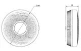 Suitsuandur Smoke Alarm-HF-S3E-R8 fotoelektriline HF-Link seeria valge (3/3)