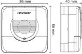 Sireen HF-CSS1 konventsionaalne vilkuriga alusega (2/2)