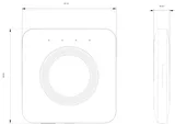Juhtmevaba Gateway HF-PG1-WF/R8 HF-Link seeria 2.4 GHz WiFi valge (4/4)