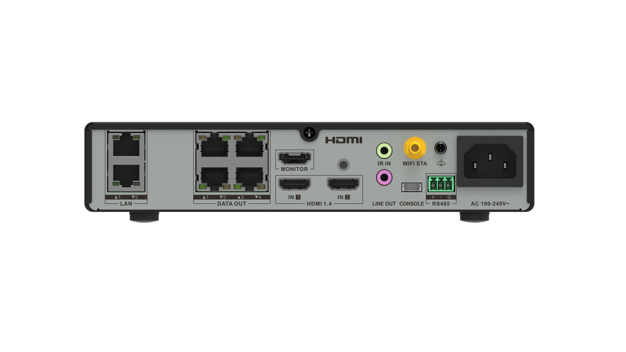 LED-kontroller DS-DT60P-02HI04NO 3-ühes 4-porti