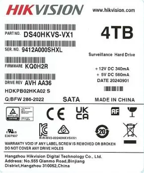 HDD DS40HKVS-VX1 4TB 3.5" SATA 5400rpm 128MB