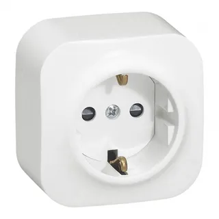 Pistik 782411 2P+E schuko 16A valge