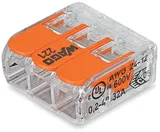 Liitmik 221-413 3x0.14-4mm² läbipaistev/oranž (3/3)
