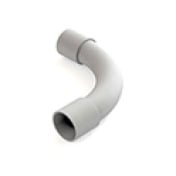 Jäik põlv 31-103-00 90° 20.5mm PVC valge