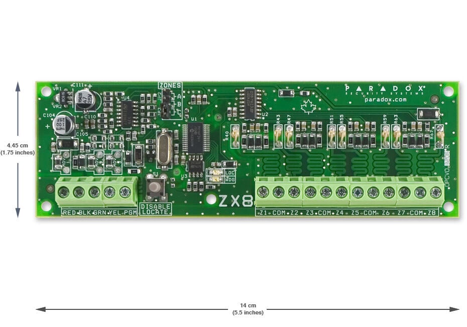 Laiendusmoodul ZX8 8-tsooni