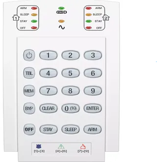Sõrmistik K10V juhtmega 2 ala vertikaalne