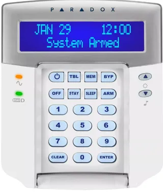 Sõrmistik K32LCD 2 tsooni LCD juhtmega sõrmistik 2 ala