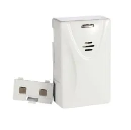 Juhtmevaba veelekke andur 404-004 12-24VDC 85dB summeriga valge