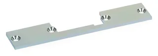 Vasturaua lukuvastus / katteplaat OK-S1SG 130x25mm hõbedane