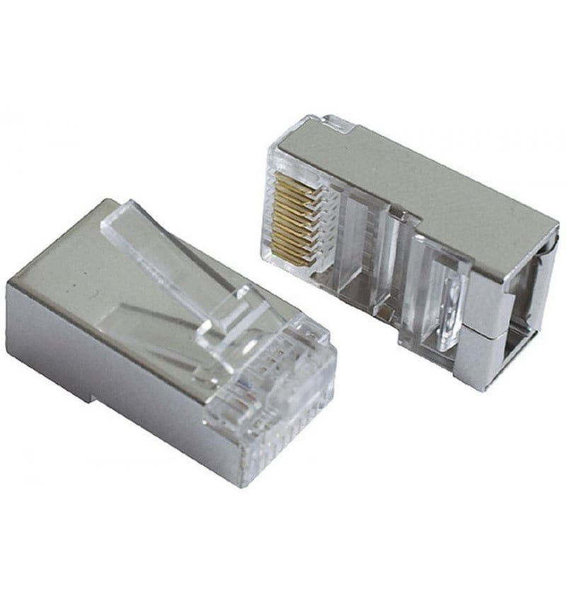 Moodulpistik SWAT8P8CF-C6 FTP CAT6 RJ45 8p8c varjestatud