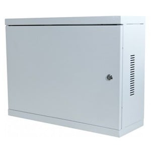 Võrgukapp 19" 3U seinapealne 540x400mm metalluks hall