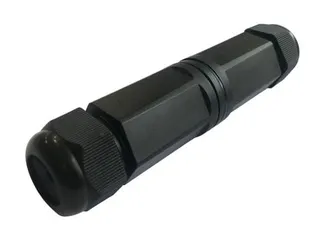 Hermeetiline jätkumuhv FTP CAT6 RJ45–RJ45 veekindel must