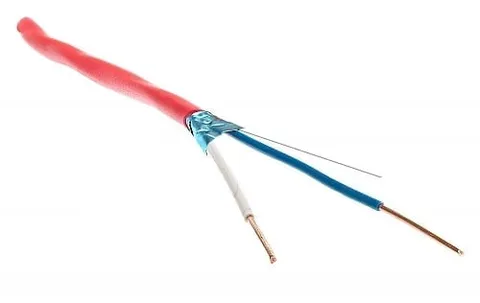 Varjestatud tulekindel kaabel HTKSHekw FE180/PH90 E90 1x2x1.0mm Cca-s1b d2 a1 punane 100m