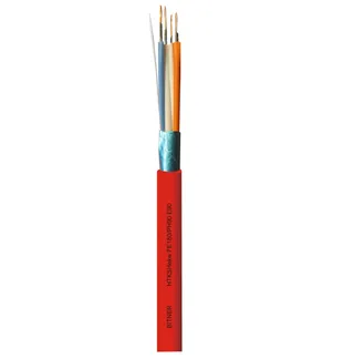 Varjestatud tulekindel kaabel HTKSHekw FE180/PH90 E90 2x2x0.8mm Cca-s1b d2 a1 punane 100m