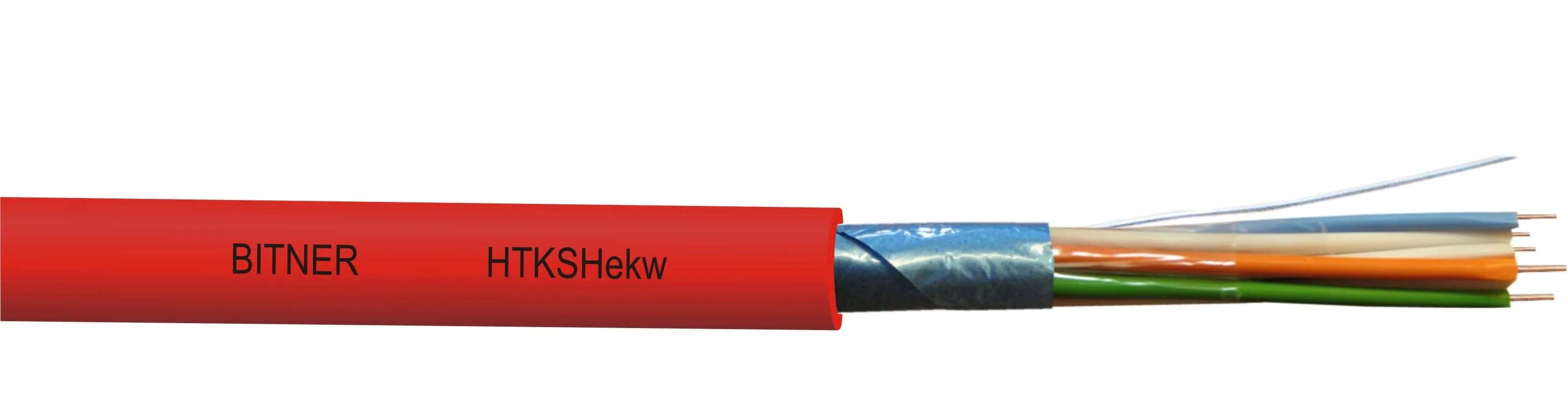 Varjestatud andurite kaabel HTKSHekw 1x2x0.8mm B2ca-s1a d0 a1 punane 100m