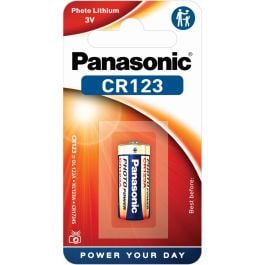 Patarei Panasonic CR123 Liitium 3V 1tk