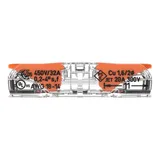 Liitmik 221-2411 450V 2x0.2-4mm² läbipaistev/oranž (1/6)