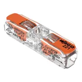Liitmik 221-2411 450V 2x0.2-4mm² läbipaistev/oranž (3/6)