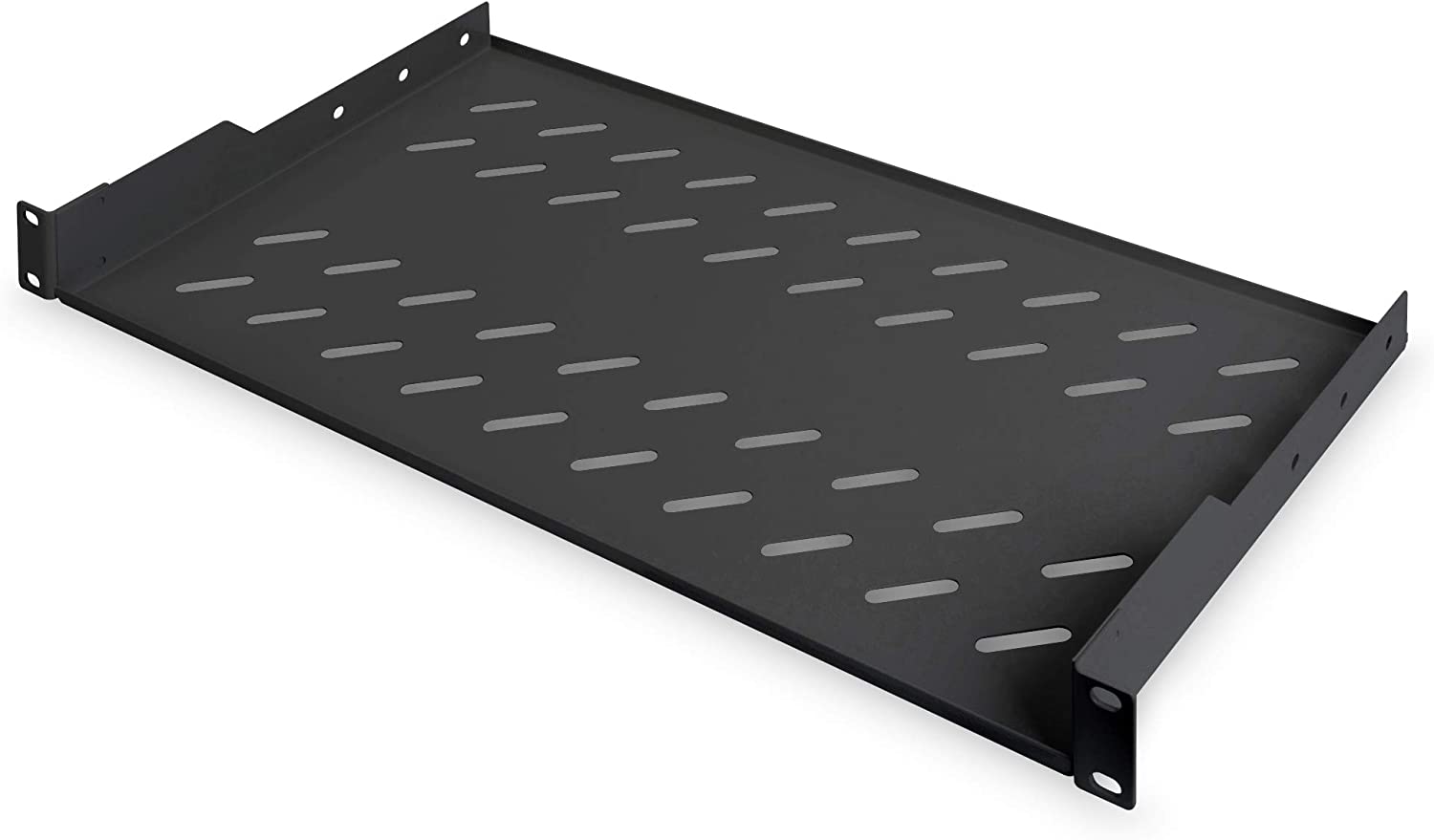 Riiul Racki 19" Kapile 1U L250mm max 40kg (kruvideta) must