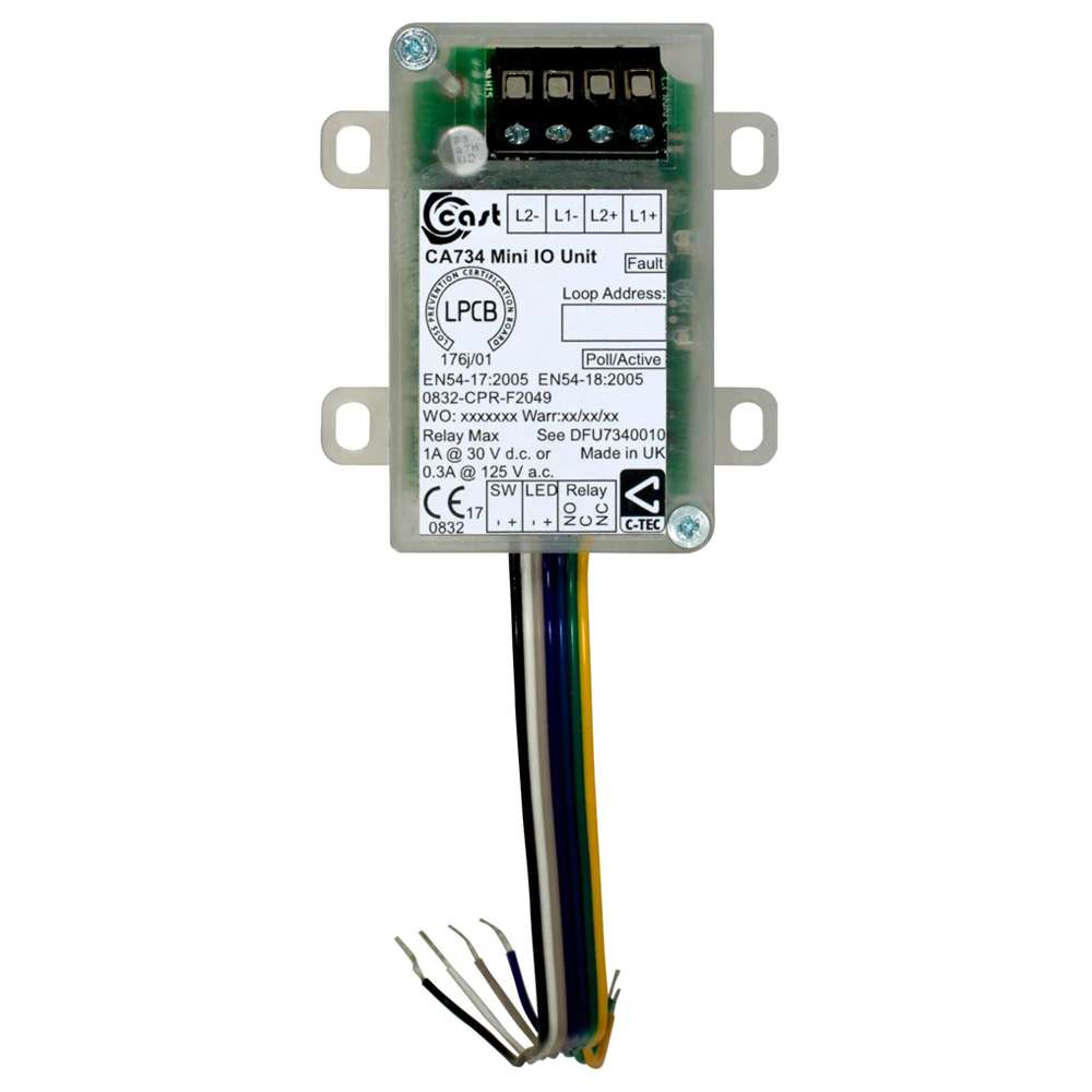 Mini I/O moodul CA734 mini sisend CAST protokoll