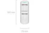 Liikumisandur MotionProtect Outdoor juhtmevaba 2x PIR valge (4/4)