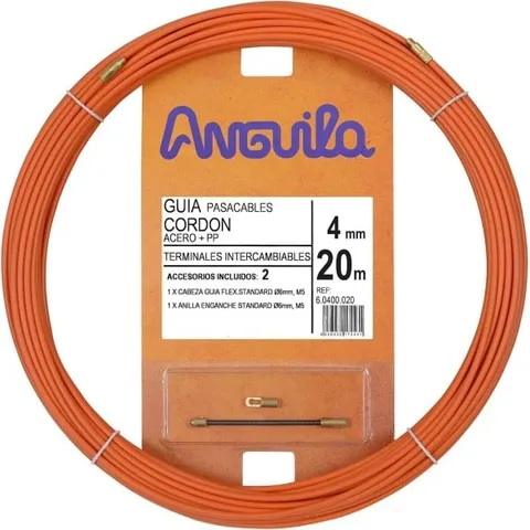 Tõmbetross 6.0400.020 Teraskaabel 4mm 20m oranž