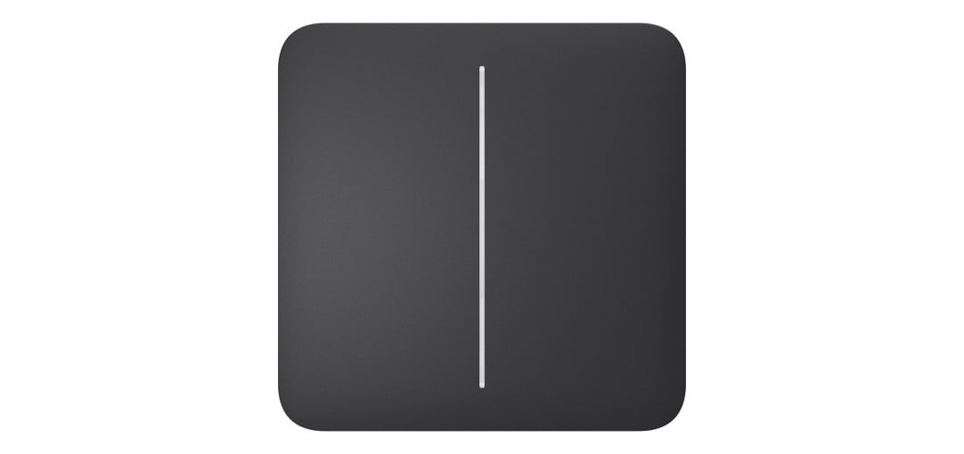 Lüliti SoloButton (2-gang) [55] (Graphite) tume hall