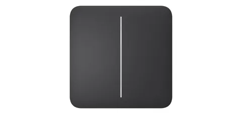 Lüliti SoloButton (2-gang) [55] (Graphite) tume hall