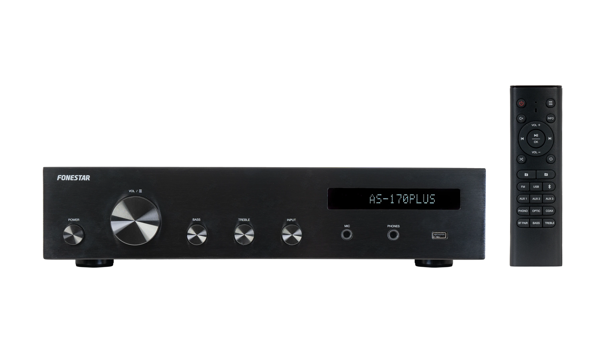 Võimendi AS‑170PLUS 2×80W