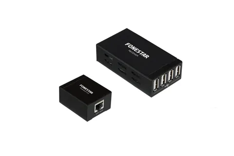 Kaabel FO‑357U USB 1>4 pikendus CAT5 50m