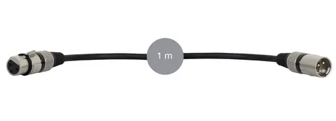 Audiokaabel SM‑675‑NE‑1 XLR‑F - XLR‑M 1m